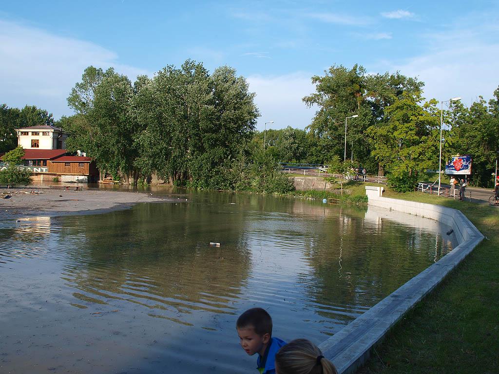 Bratislava: vysoký Dunaj, 7.6.2013 Bratislava