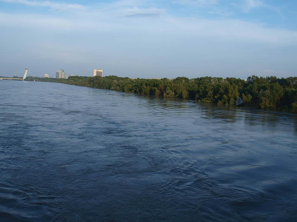 Bratislava: vysoký Dunaj, 7.6.2013 Bratislava