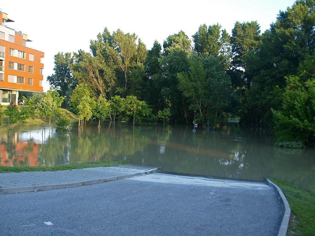 Bratislava: vysoký Dunaj, 7.6.2013 Bratislava