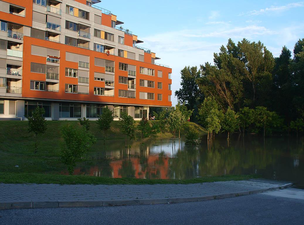 Bratislava: vysoký Dunaj, 7.6.2013 Bratislava
