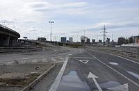 Bratislava: R7 - križovatka s D1 Prievoz (Prístavný most), 3.3.2019 D4 R7
