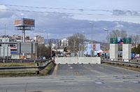 Bratislava: R7 - križovatka s D1 Prievoz (Prístavný most), 3.3.2019 D4 R7