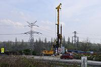 Bratislava: D4 - križovatka s II/502 Rača, 7.4.2019 D4 R7