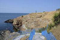 Achtopol: pobrežie, 12.8.2015 Achtopol