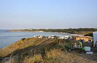 Achtopol: hlavná pláž, 12.8.2015 Achtopol