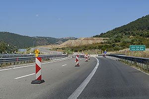 Bulharsko: diaľnica A3 (Struma), 5.8.2023 Bulharsko