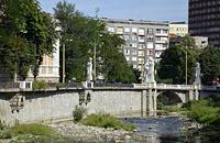 Gabrovo: most cez rieku Jantra, 10.8.2015 Gabrovo