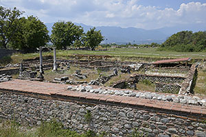 Garmen: vykopávky mesta Nikopolis ad Nestum (na rieke Mesta), 4.8.2023 Garmen