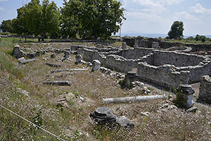 Garmen: vykopávky mesta Nikopolis ad Nestum (na rieke Mesta), 4.8.2023 Garmen