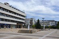Jambol: radnica, ulica Georgi S. Rakovski, 9.8.2019 Jambol