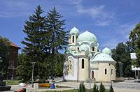 Pernik: kostol sv. Ivana Rilského, 8.8.2015 Pernik