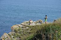 Rusalka: pobrežie, 5.8.2017 Rusalka