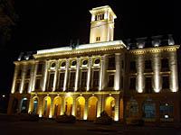 Bulharsko, Sliven: radnica, bulvár Car Osloboditeľ, 13.6.2008 Bulharsko, Sliven