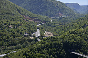 Sarajevo: cesta M-5 smer Pale, 28.4.2024 Sarajevo