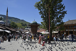 Sarajevo: Baščaršija, 28.4.2024 Sarajevo