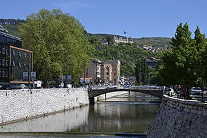 Sarajevo: Miljacka, 28.4.2024 Sarajevo