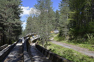 Sarajevo: bobová dráha, zimné olympijské hry 1984, 28.4.2024 Sarajevo