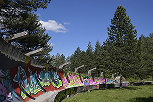 Sarajevo: bobová dráha, zimné olympijské hry 1984, 28.4.2024 Sarajevo