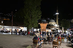 Sarajevo: Baščaršija, Baščaršijska džamija, 28.4.2024 Sarajevo