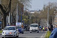 Bratislava: Záhradnícka počas maratónu, 3.4.2016 Bratislava