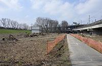 Bratislava: výstavba R7, okolie Prístavného mostu a prístavu, 8.4.2018 Bratislava