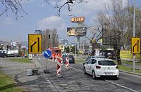Bratislava: oprava Bajkalskej, 8.4.2018 Bratislava