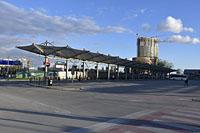 Bratislava: Mlynské Nivy, dočasná autobusová stanica, 17.11.2020 Bratislava