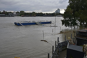 Bratislava: vysoký Dunaj, 17.9.2024 Bratislava