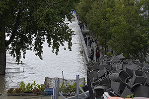 Bratislava: vysoký Dunaj, 17.9.2024 Bratislava