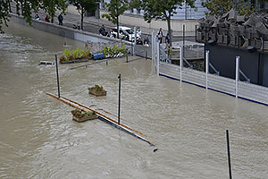 Bratislava: vysoký Dunaj, 17.9.2024 Bratislava