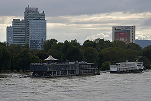 Bratislava: vysoký Dunaj, 17.9.2024 Bratislava