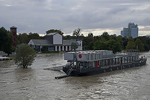 Bratislava: vysoký Dunaj, 17.9.2024 Bratislava