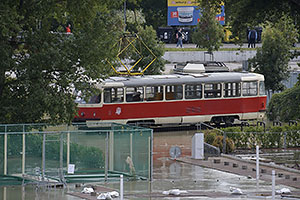 Bratislava: vysoký Dunaj, 17.9.2024 Bratislava