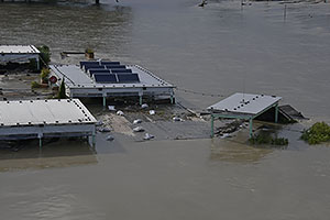 Bratislava: vysoký Dunaj, 17.9.2024 Bratislava