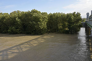 Bratislava: vysoký Dunaj, 17.9.2024 Bratislava
