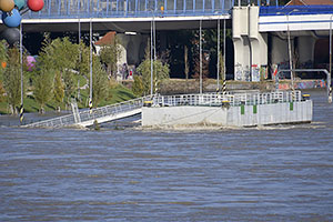 Bratislava: vysoký Dunaj, 17.9.2024 Bratislava