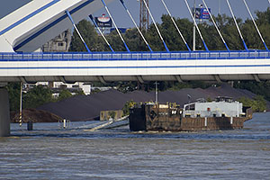 Bratislava: vysoký Dunaj, 17.9.2024 Bratislava