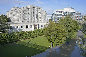 Bratislava: vysoký Dunaj, 17.9.2024 Bratislava