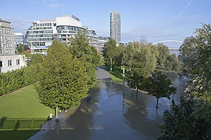 Bratislava: vysoký Dunaj, 17.9.2024 Bratislava