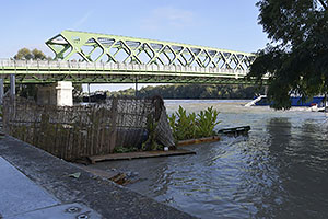 Bratislava: vysoký Dunaj, 17.9.2024 Bratislava