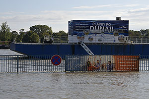 Bratislava: vysoký Dunaj, 17.9.2024 Bratislava