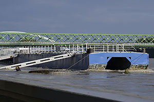 Bratislava: vysoký Dunaj, 17.9.2024 Bratislava