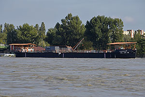 Bratislava: vysoký Dunaj, 17.9.2024 Bratislava