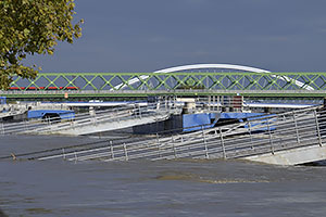 Bratislava: vysoký Dunaj, 17.9.2024 Bratislava