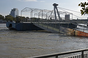 Bratislava: vysoký Dunaj, 17.9.2024 Bratislava