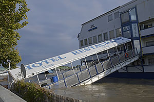 Bratislava: vysoký Dunaj, 17.9.2024 Bratislava