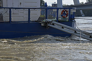 Bratislava: vysoký Dunaj, 17.9.2024 Bratislava