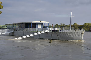 Bratislava: vysoký Dunaj, 17.9.2024 Bratislava