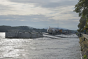 Bratislava: vysoký Dunaj, 17.9.2024 Bratislava