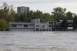 Bratislava: vysoký Dunaj, 17.9.2024 Bratislava